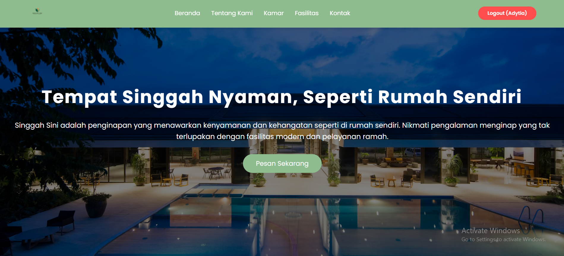 Singgah Sini Hotel Reservation App